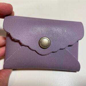 Portland Leather Purple Card Holder